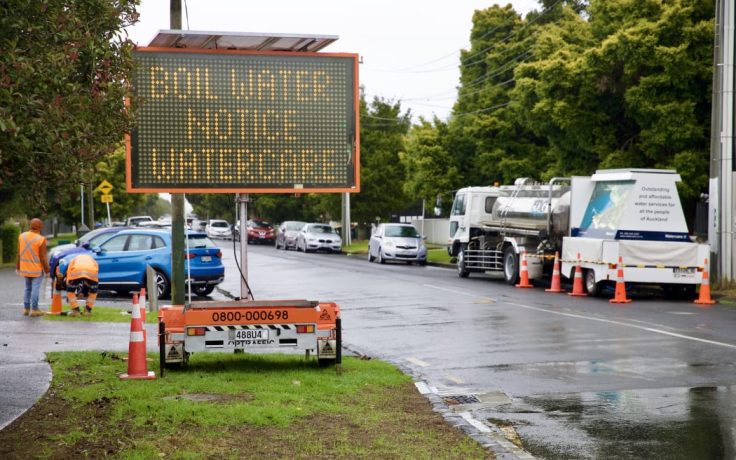 A boil water notice has been issued for parts of Hillsborough, Mt Roskill, Royal Oak and Three Kings. Photo- RNZ : Calvin Samuel