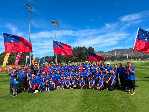 Samoa team for the Asia Pacific Opens Touch Cup 2026