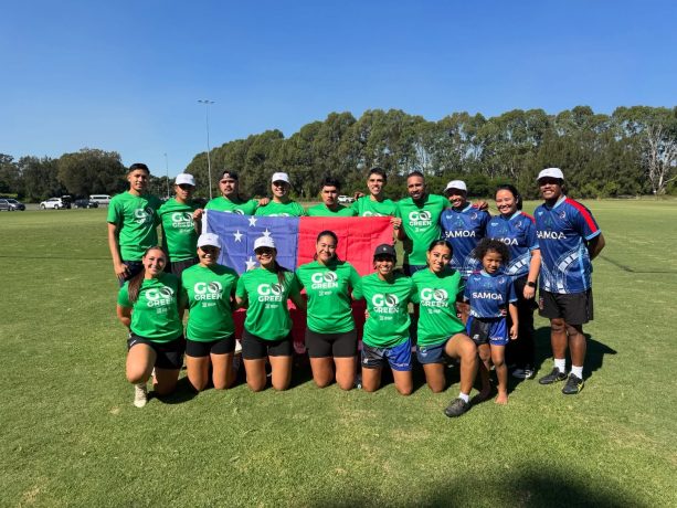 Samoa touch mixed team.