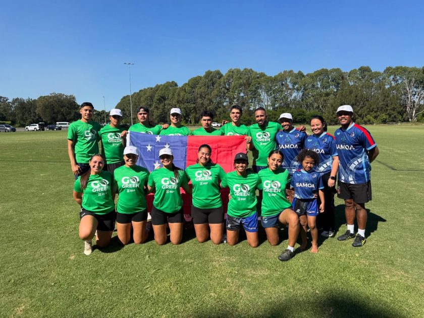 Samoa touch mixed team.