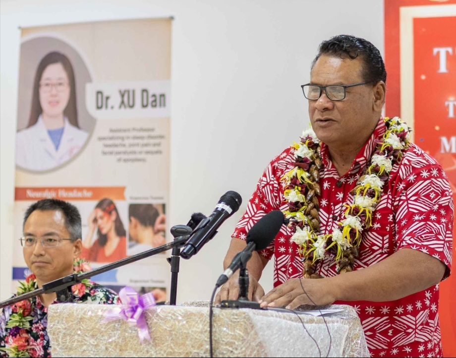 Minister of Health, Hon Vaaaoao Salumalo Alofipo