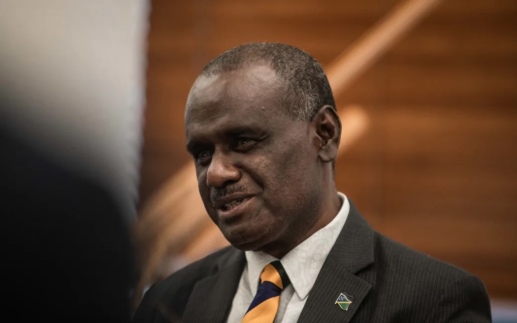 Solomon Islands Prime Minister Jeremiah Manele
