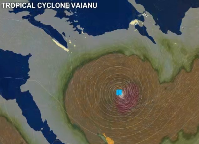 Tropical-Cyclone-Vaianu-has-formed-west-of-Fiji-and-east-of-Vanuatu.-Currently-a-Category-2-cyclone-it-will-strengthen-to-Category-3-while-tracking-southeast-in-the-coming-days.