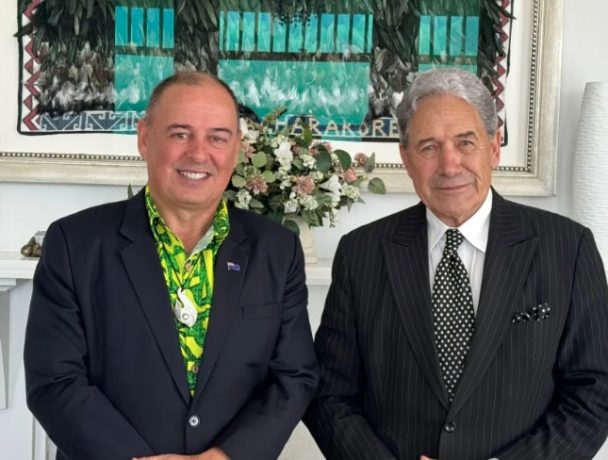 Winston Peters and Mark Brown met in Auckland last week.