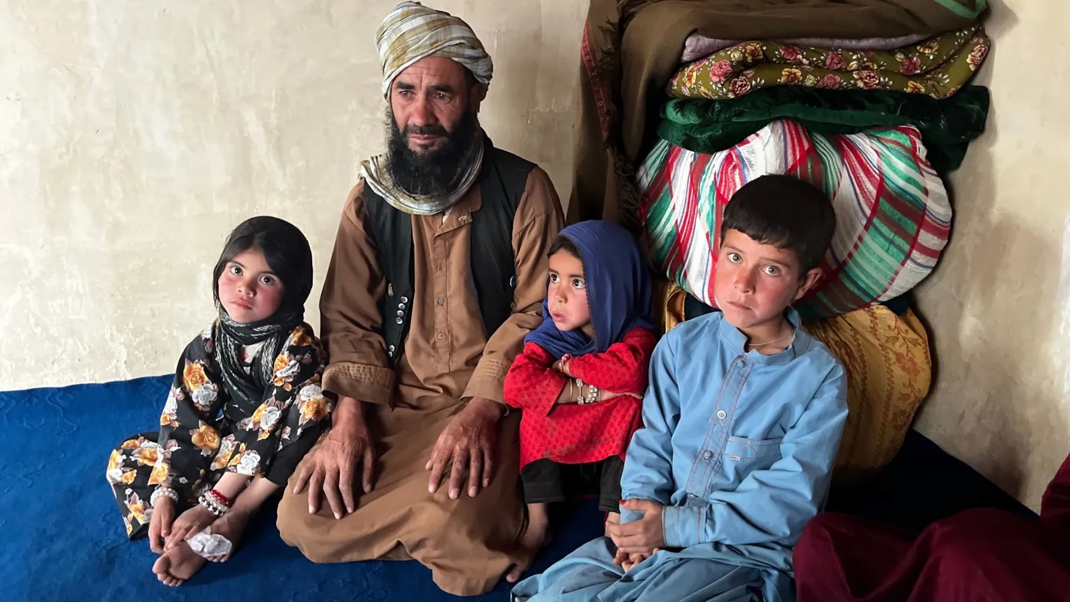 Abdul Rashid Azimi says he is prepared to sell one of his daughters to feed the others.