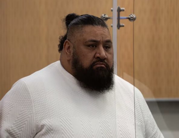 Alvin Junior Tuala, a 501 who was deported after shooting two Hells Angels members in Sydney, was sentenced in the Auckland District Court for drug smuggling.