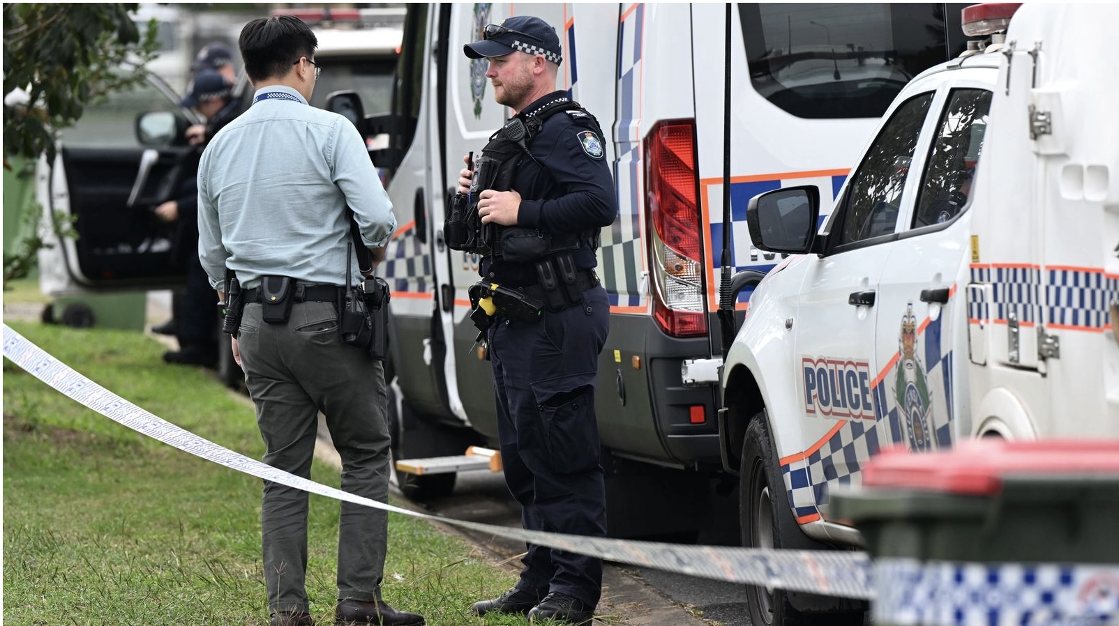 Emergency services were first called to the house on Monday night.