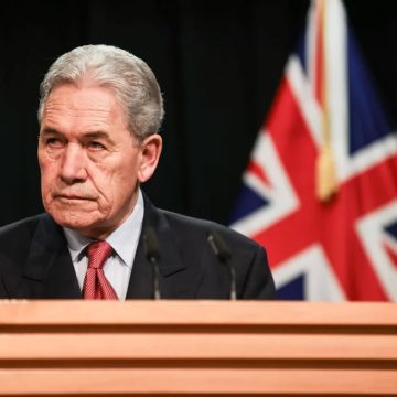 Foreign Minister Winston Peters.
