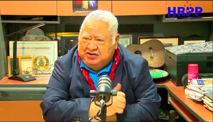 HRPP Leader, Hon Tuilaepa Lupesoliai Sailele Malielegaoi.
