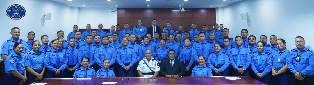 Samoa Police New Recruits 2026