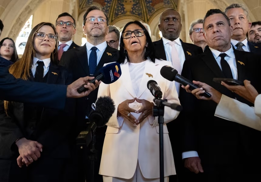Venezuela's acting president Delcy Rodriguez
