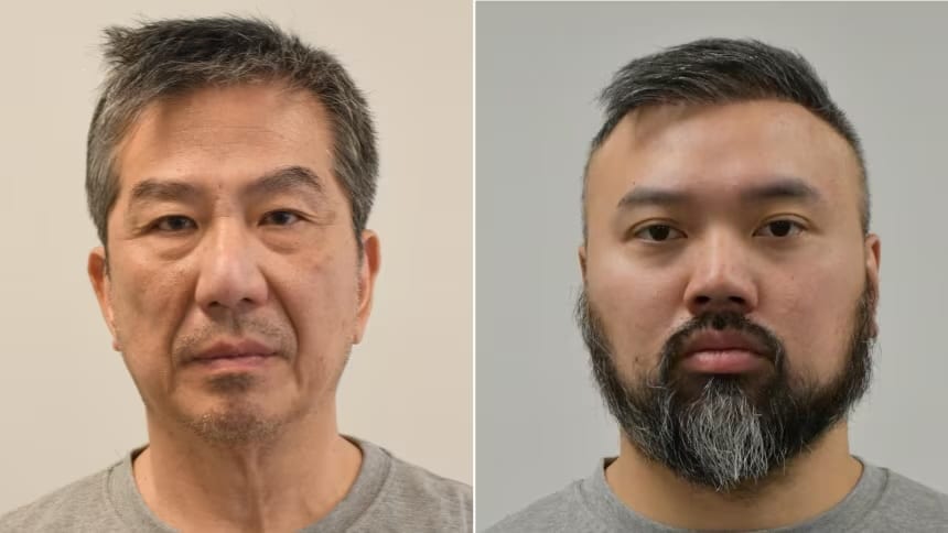 Undated handout photo of Chung Biu Yuen, who, along with Chi Leung Wai, is accused of assisting a foreign intelligence service, in London, Britain. Metropolitan Police