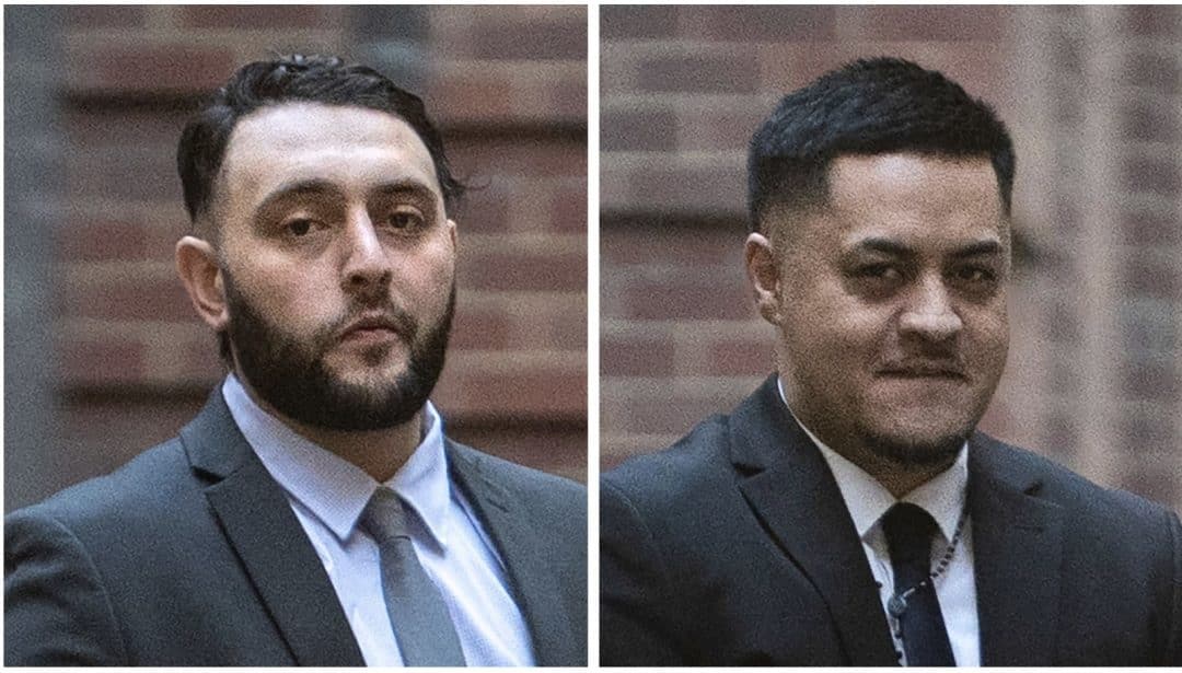 Rabii Zahabe and Jaeden Tito have been found guilty of murdering underworld figure Gavin Preston. (AAP) Photo 9News