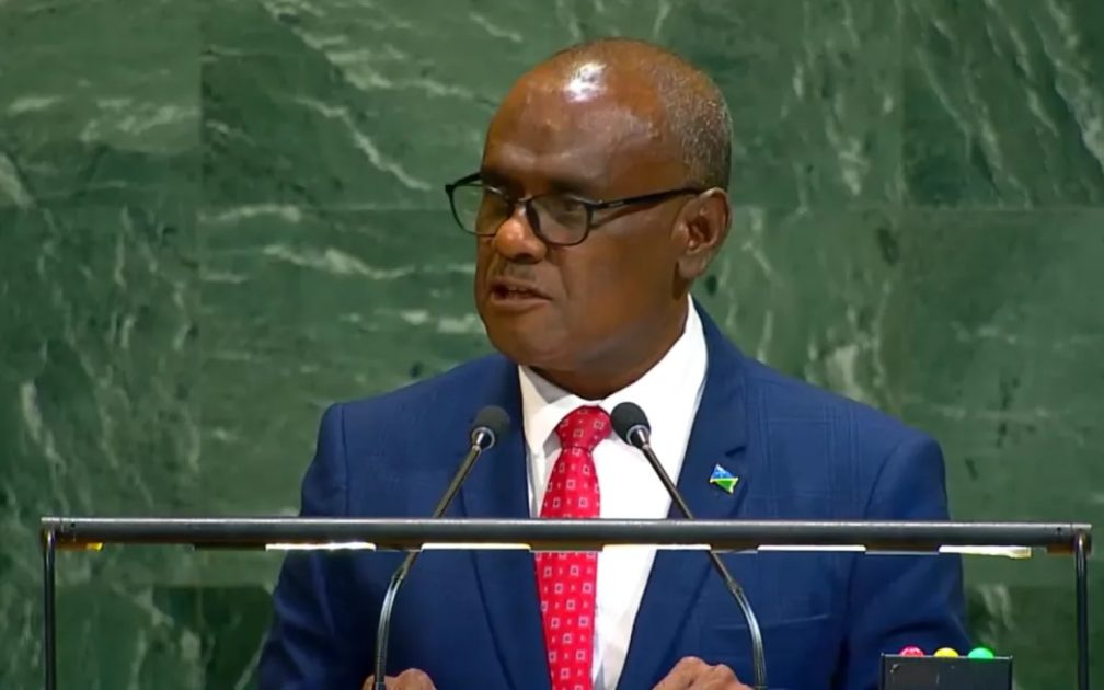 Solomon Islands Prime Minister Jeremiah Manele.