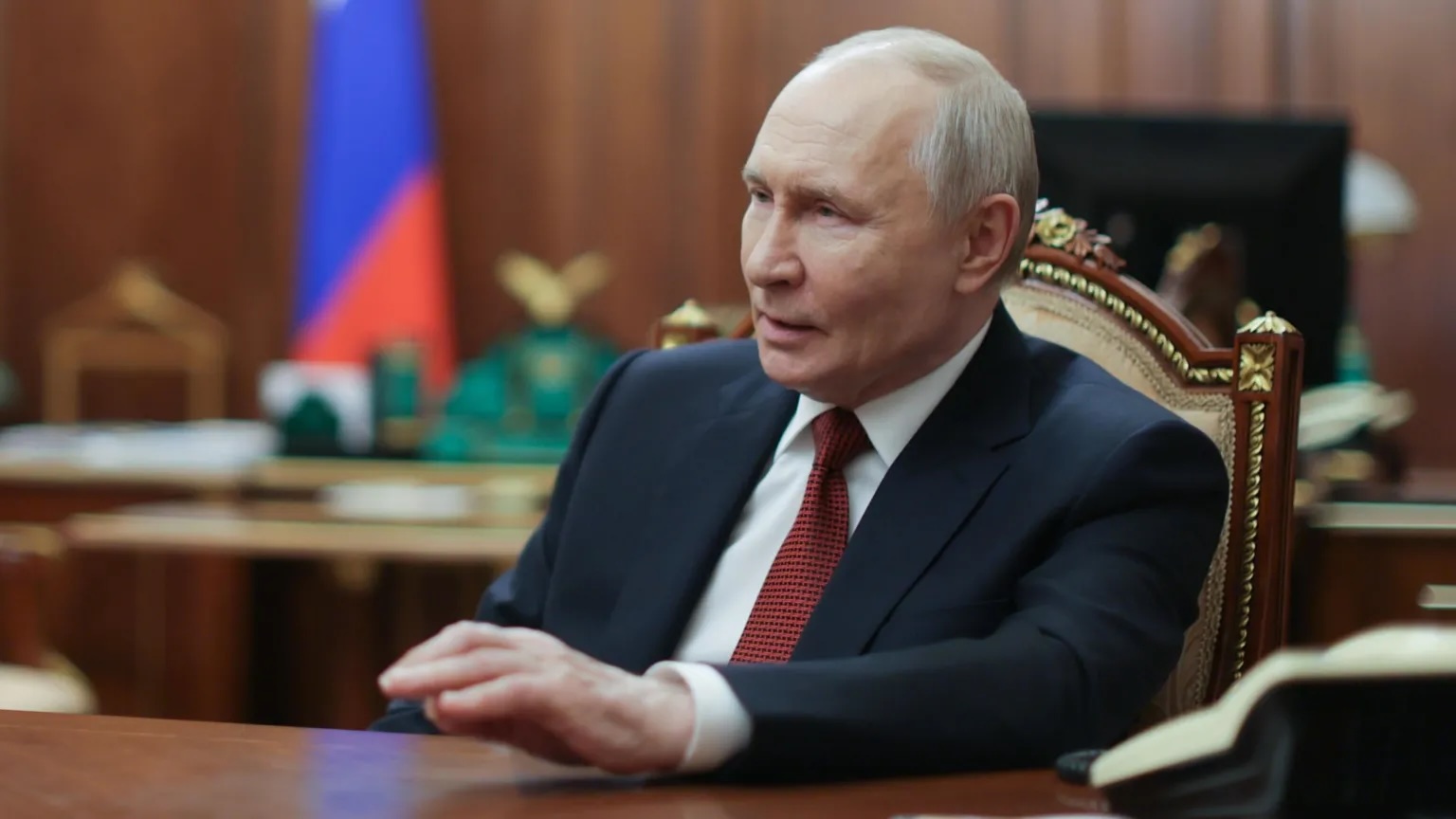 Putin told Russian state TV that the fuel shortage faced by his country was not "critical"