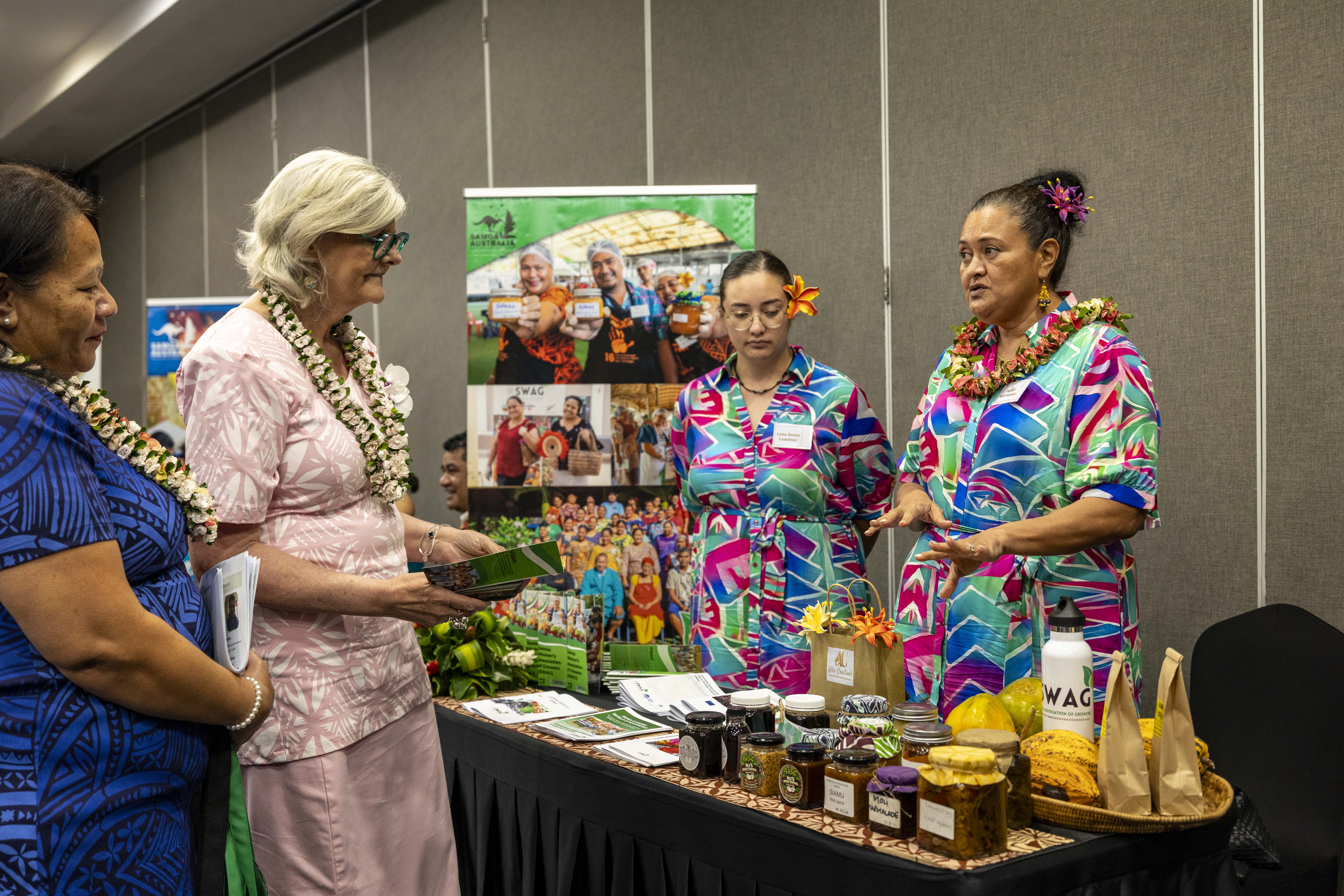The Governor-General of the Commonwealth of Australia, Her Excellency the Honourable Ms Sam Mostyn AC, visits Samoan NGO's in Apai, Samoa.