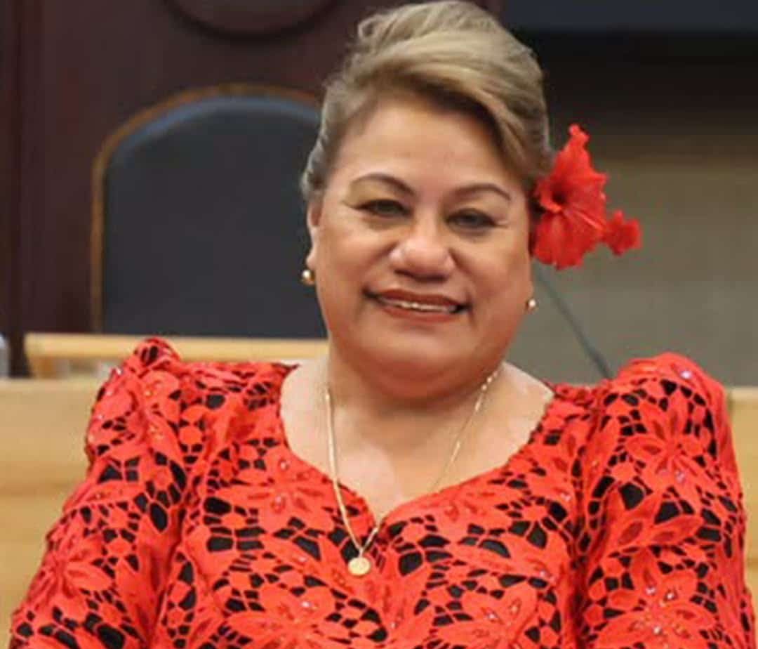 Minister of Finance, Hon Mulipola Anarosa Ale Molioo