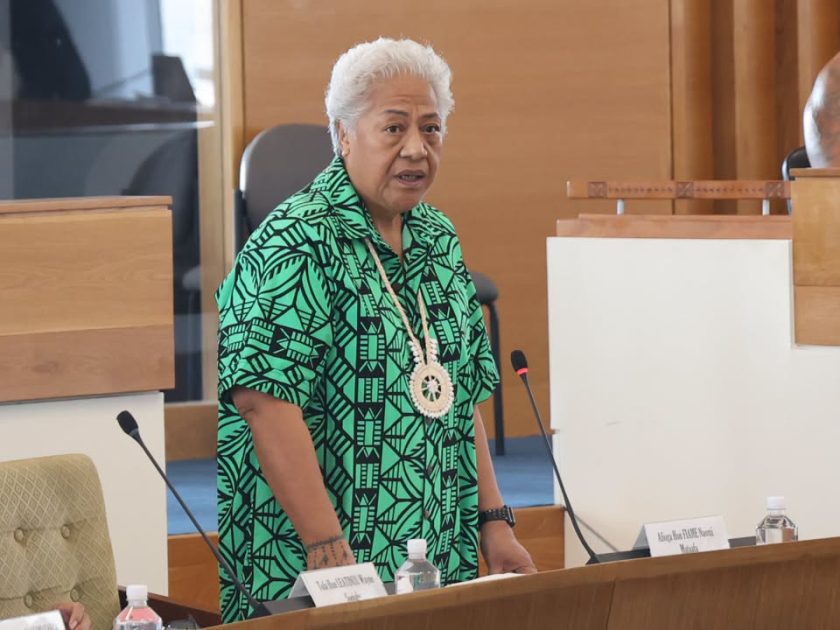 Hon Fiame Naomi Matā'afa.