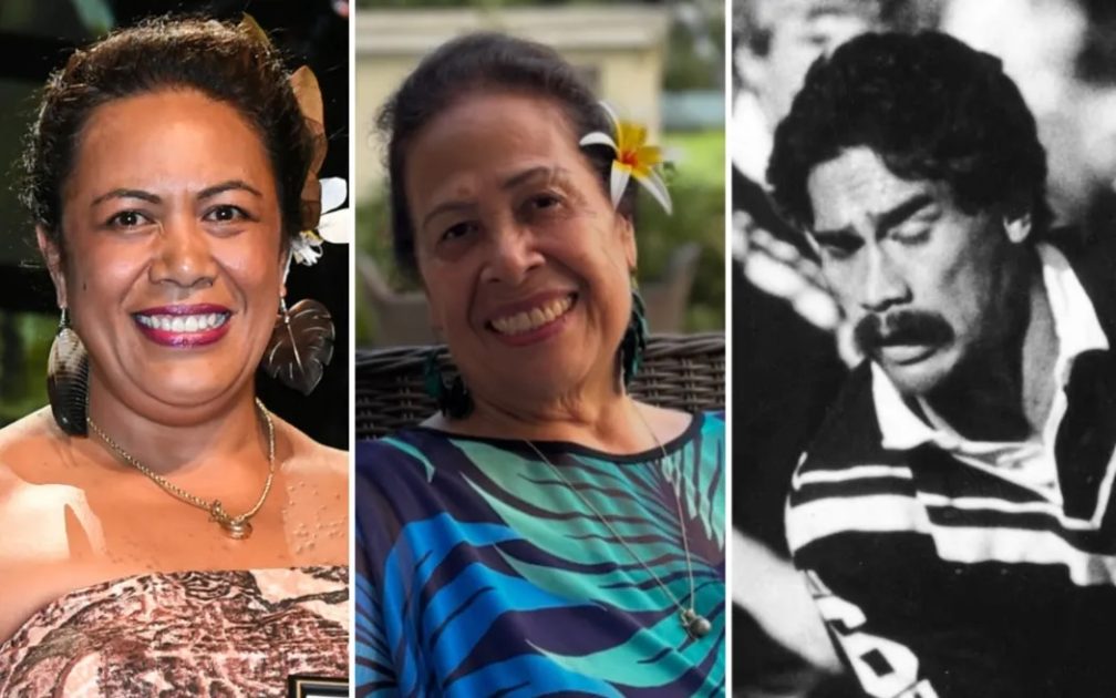 Left to right- Beatrice Roini Liua Faumuinā, Talaleomalie Filomena Loheni, Lemalu Freddie Ah Kuoi.
