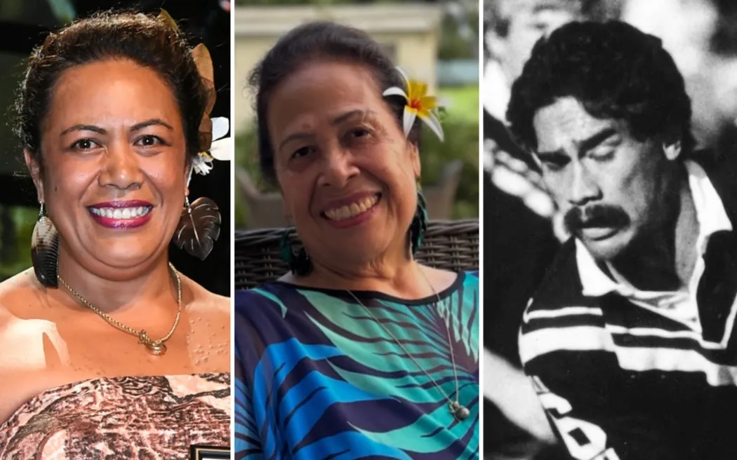 Left to right- Beatrice Roini Liua Faumuinā, Talaleomalie Filomena Loheni, Lemalu Freddie Ah Kuoi.