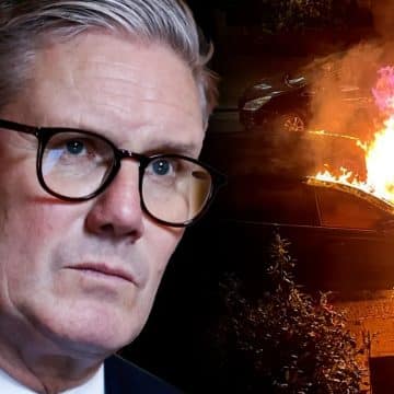 Fires targeting properties linked to Sir Keir Starmer were part of a Russian campaign, the BBC has found.