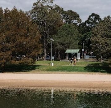 Emergency services were called to waters off Bayview Park in Concord yesterday after reports of a man in the river.
