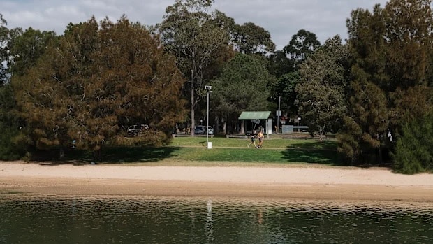 Emergency services were called to waters off Bayview Park in Concord yesterday after reports of a man in the river.