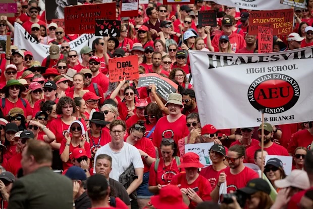 Teachers in Victoria have already walked off the job once this year.