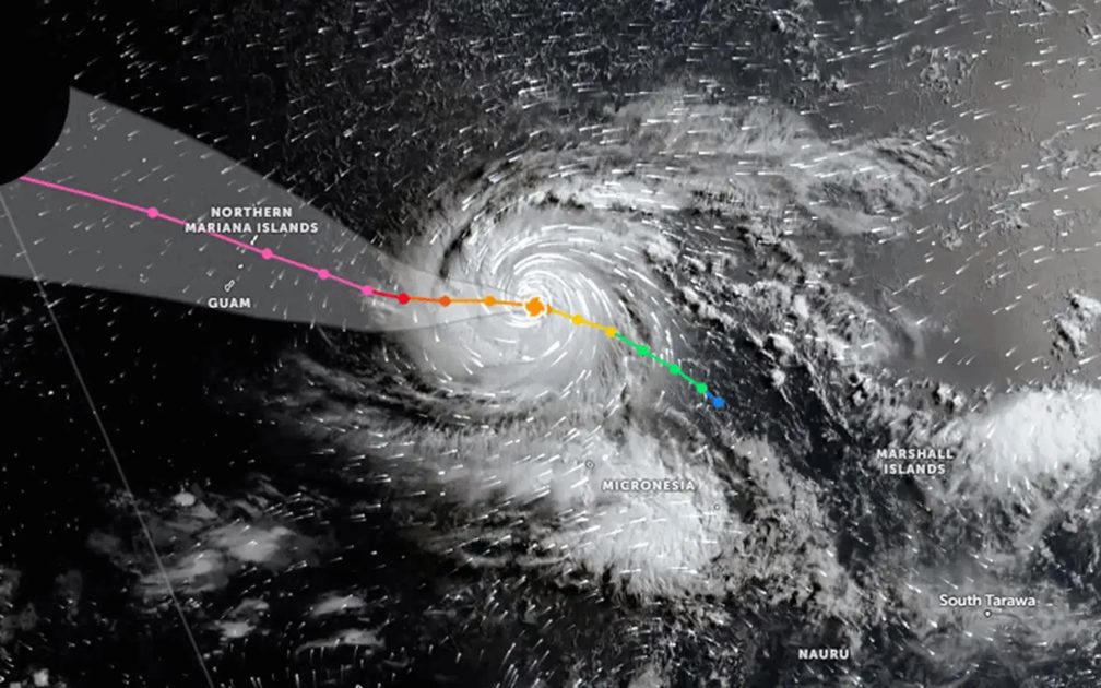 Tropical Storm Bavi is forecast to become a typhoon within the next 24 hours.