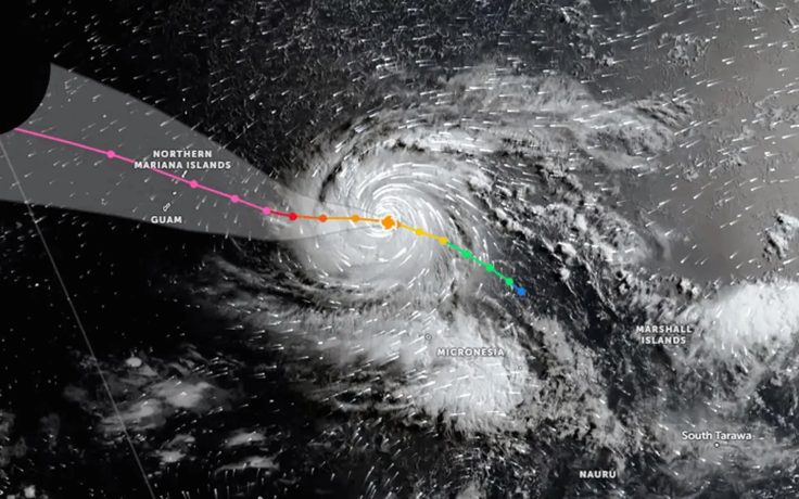 Tropical Storm Bavi is forecast to become a typhoon within the next 24 hours.