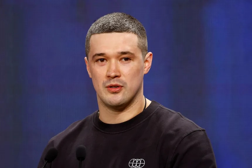 Mykhaylo Fedorov in Kyiv, Ukraine, on February 25, 2024.