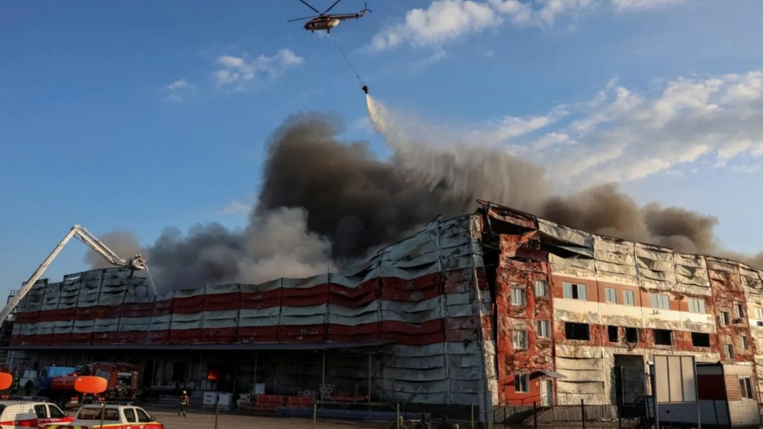 The latest Russian strikes hit both residential and non-residential buildings, Kyiv's mayor said