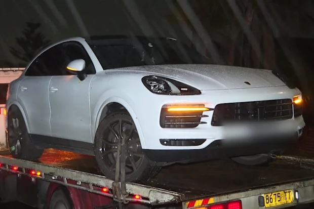 The seized Porsche is set to be forensically examined in relation to a Sydney shooting.