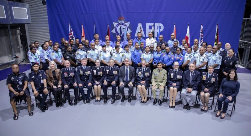 Pinken hub trainning hub for Pacific Police including Samoa