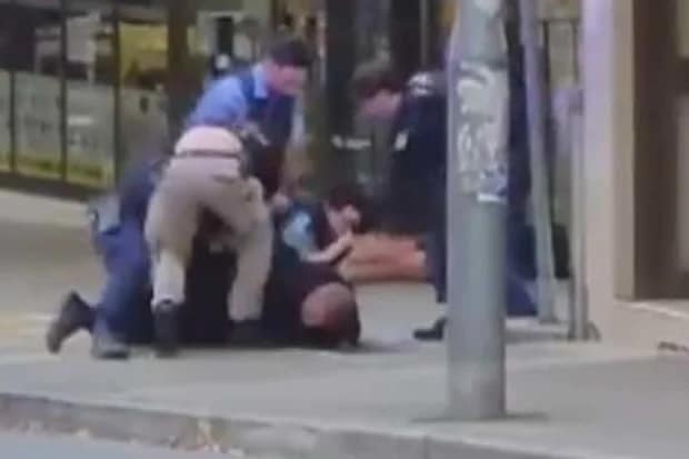 Police have arrested two men, including one who was Tasered allegedly whilst carrying two knives in Sydney’s inner west.